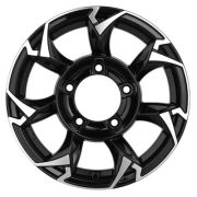 Автодиск Khomen Wheels 5,5x15/5x139,7 ET5 D98,5 KHW1505 (Lada NIVA 4x4) Black-FP